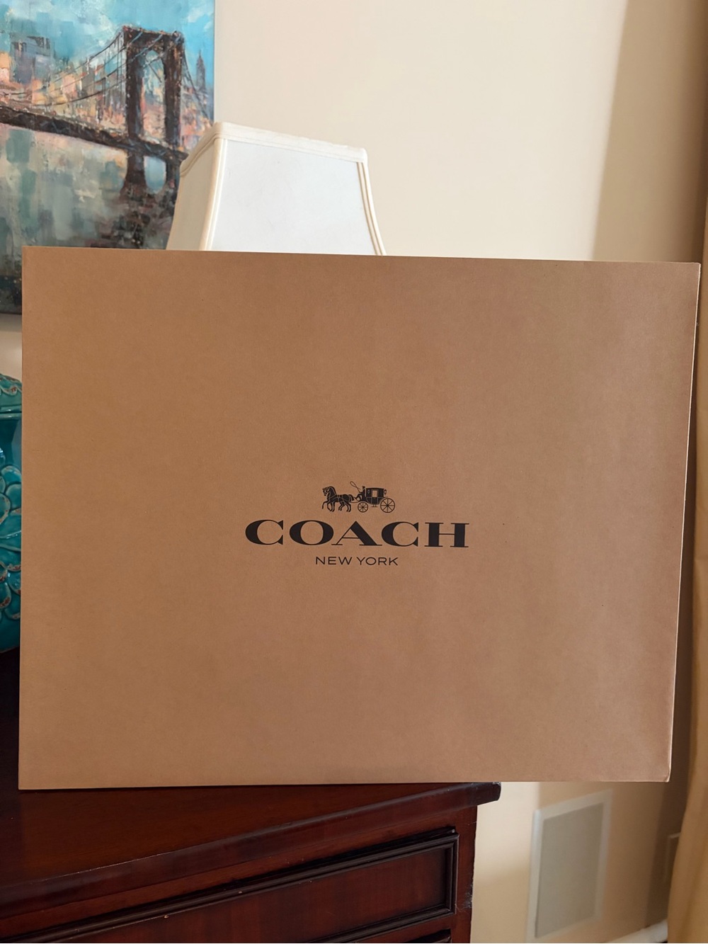 New Coach extra large gift box